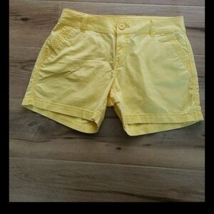 Yellow Women's Shorts
